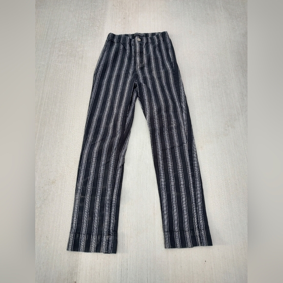 Brandy Melville Pants - Brandy Melville Striped Black and Gray Pants